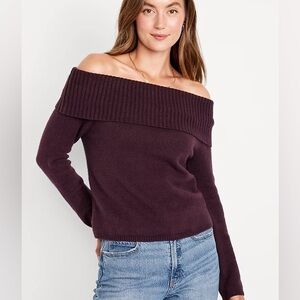 Old Navy Off-the-Shoulder SoSoft Sweater Size S